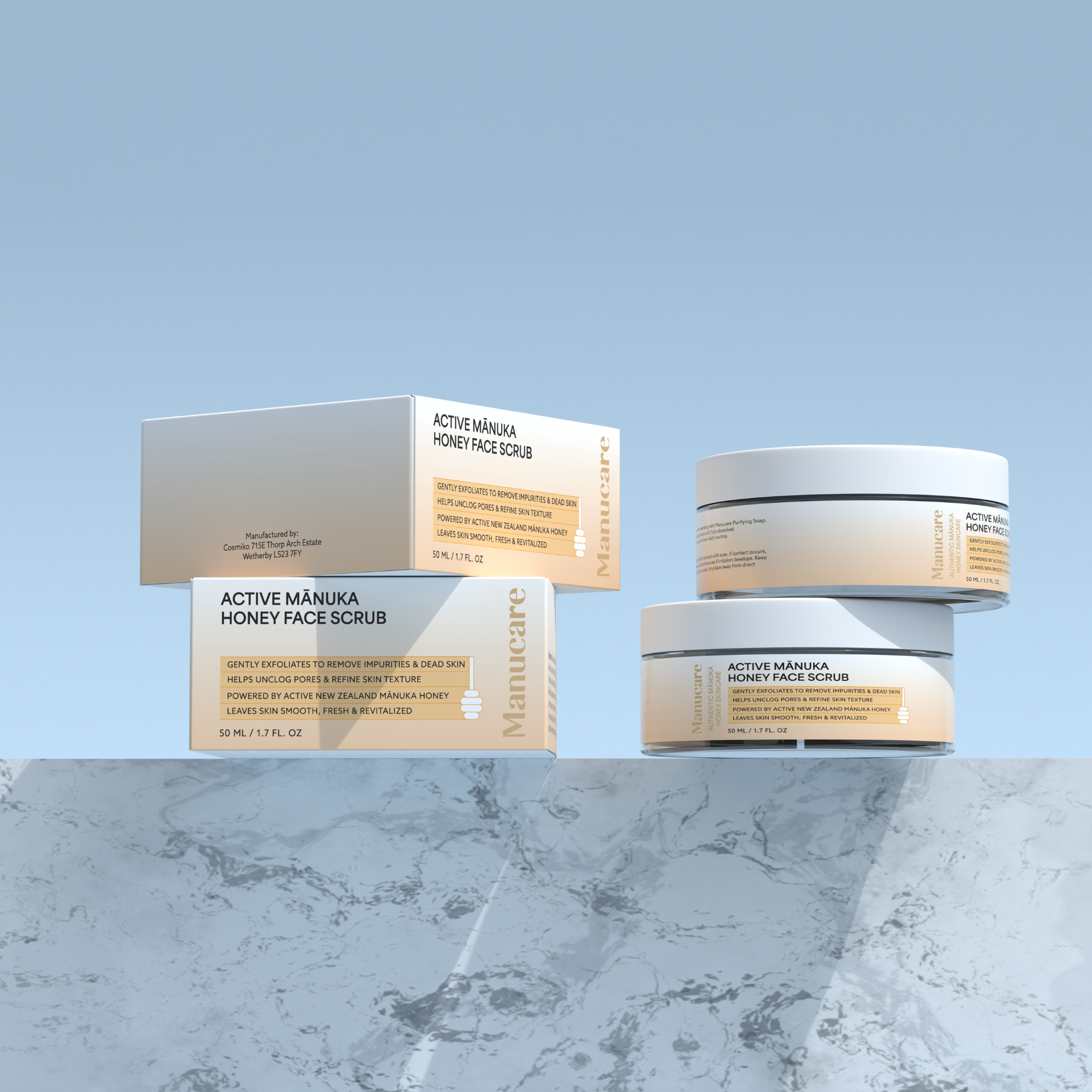 Active Mānuka Honey Face Scrub